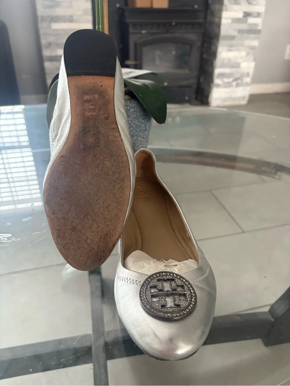 Tory Burch elegant metallic